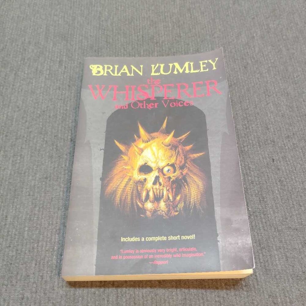 Brian Lumley The Whisperer and Other Voices Horror Short Story Collection PB